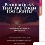 PROHIBITIONS THAT ARE TAKEN TOO LIGHTLY